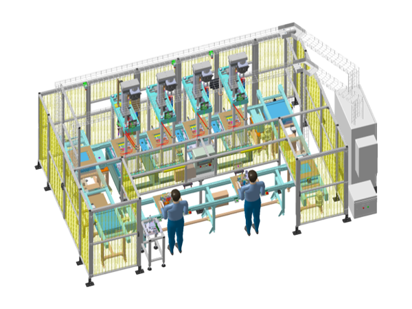 Automated Pin Pressing Line for running board linkage